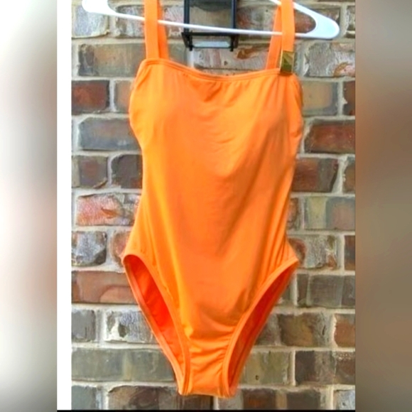 Michael Kors Apricot Swimsuit with Silver Accent - Picture 1 of 7